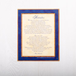 Attitudes Quote, colour print by Insight for Living