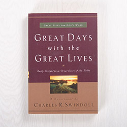 Great Days with the Great Lives, paperback devotional by Charles R. Swindoll