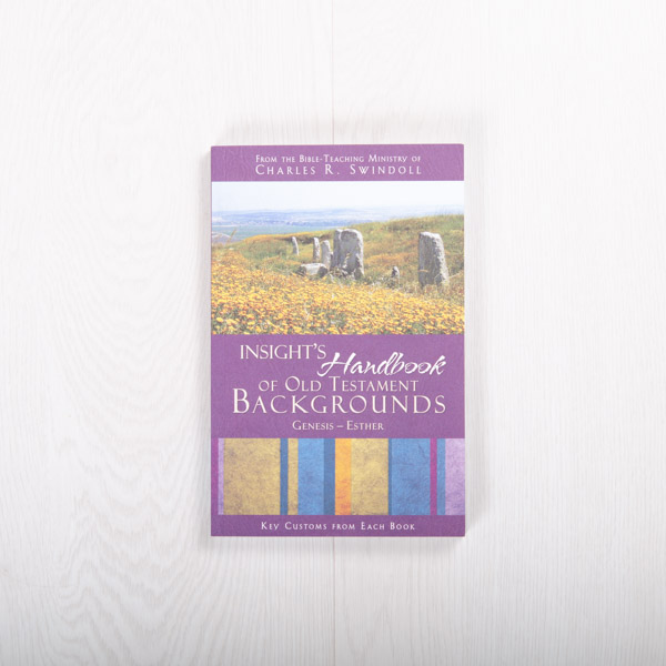 Insight's Handbook of Old Testament Backgrounds: Volume 1—Genesis-Esther, paperback by Insight for Living
