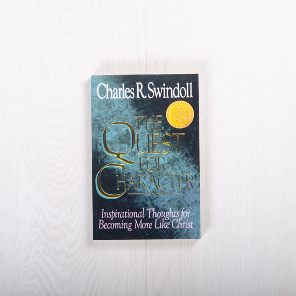 The Quest for Character: Inspirational Thoughts for Becoming More Like Christ, paperback devotional by Charles R. Swindoll