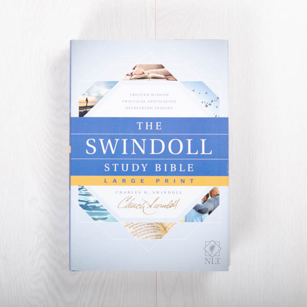 The Swindoll Study Bible NLT, Large Print Hardcover