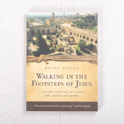 Walking in the Footsteps of Jesus: A Journey through the Lands and Lessons of Christ, paperback by Wayne Stiles